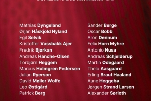 挪威新一期大名單：哈蘭德、厄德高領銜，索爾洛特、拉爾森入選