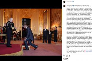 50歲終于封爵！貝克漢姆：難以言喻，感謝妻子28年相伴感謝所有人