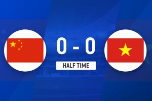 半場-拜合拉木失單刀王博豪造險霍深坪撲單刀 U22國足0-0越南U22