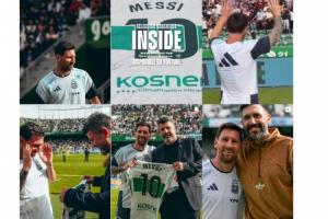 陷入瘋狂！梅西隨阿根廷在埃爾切主場(chǎng)訓(xùn)練，埃爾切社媒連更16條